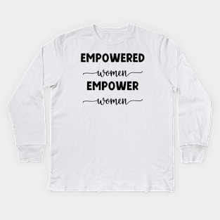 Feminist - Women Supporting Women Kids Long Sleeve T-Shirt